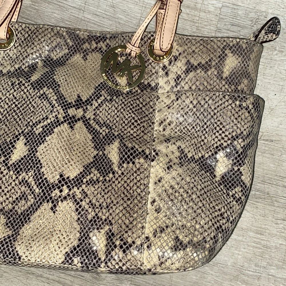 Michael Kors Snakeskin Shoulder Bag